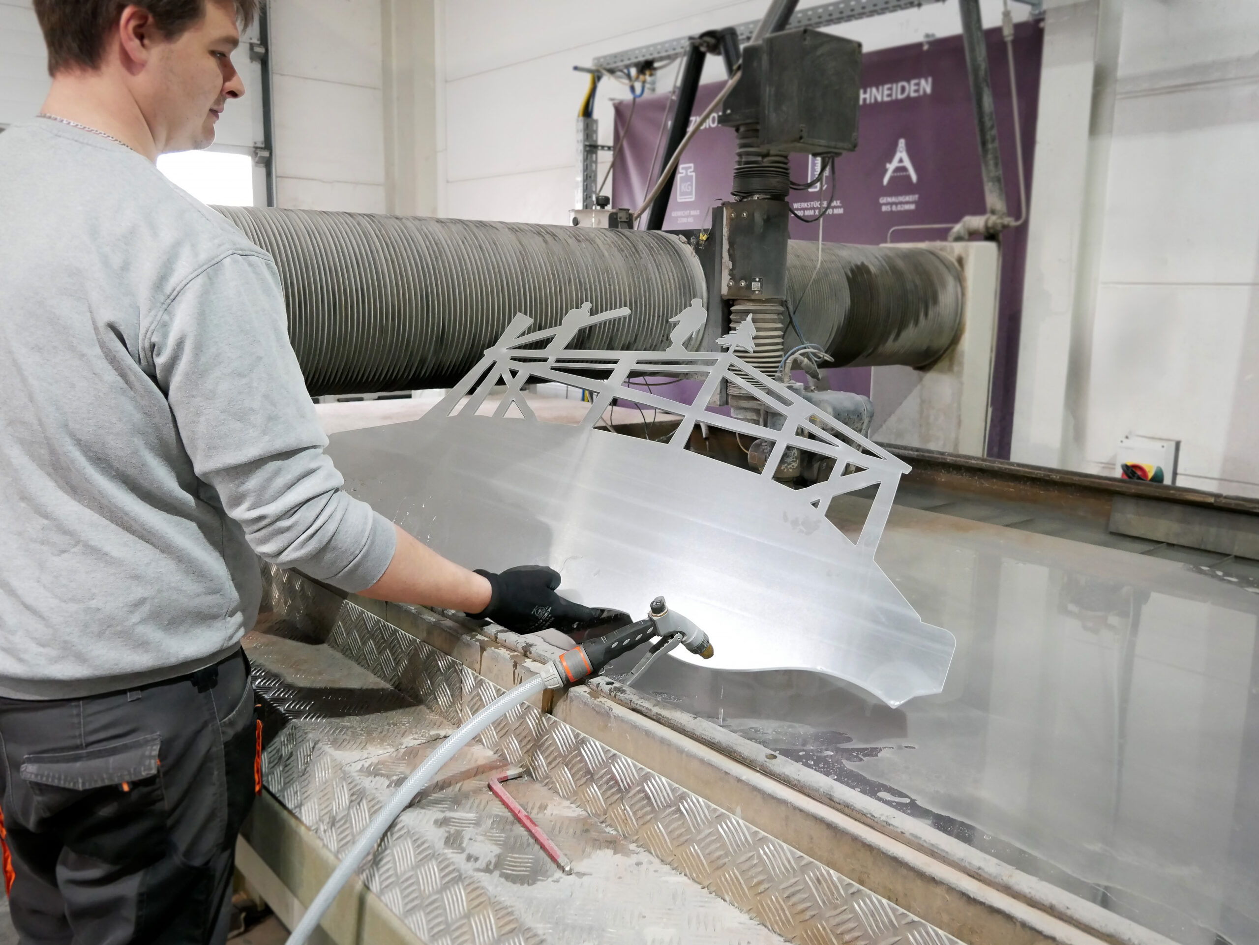 Wasserstrahlschneiden