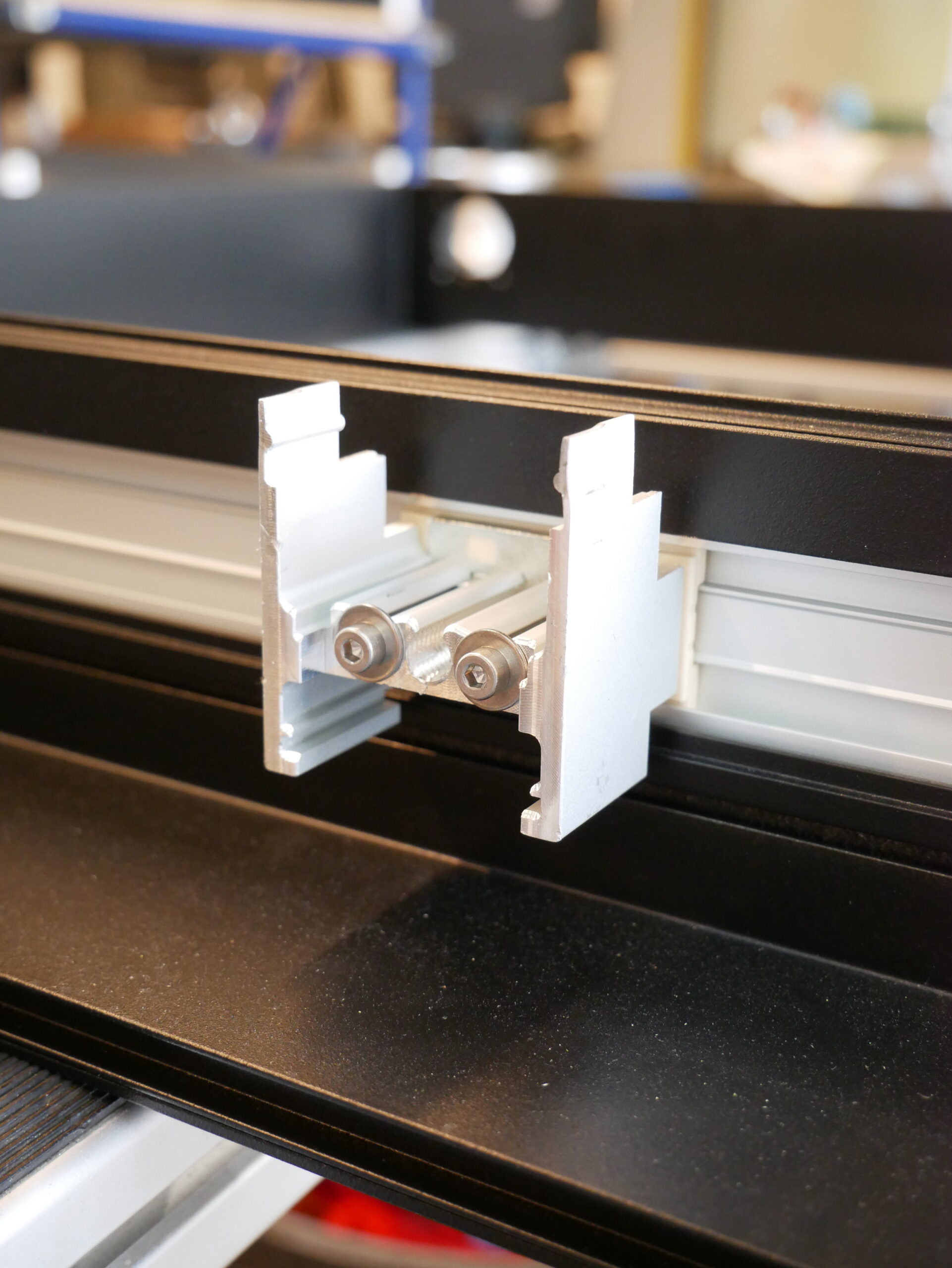 Gefräste Schiene für das AirSlide